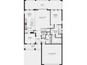 Layout of the home showing the living spaces, kitchen, bedrooms, and bathrooms at 33626 Castaway Loop, Wesley Chapel, FL 33543