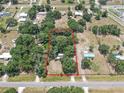 An aerial view of the property and land in the community at 12009 Glenshire Dr, Riverview, FL 33579