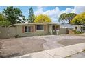 Charming single-story home with a cozy front yard and a well-maintained exterior at 1858 Oregon Ave Ne, St Petersburg, FL 33703