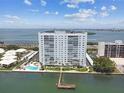 Waterfront high-rise condominium with a dock and a community pool, great for relaxation and recreation at 7200 Sunshine Skyway S Ln # 2E, St Petersburg, FL 33711
