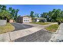 Charming home featuring a well-maintained lawn, large windows, and a driveway at 2018 21St S St, St Petersburg, FL 33712