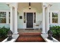 Inviting front door with stained glass accents and stylish decor at 834 26Th N Ave, St Petersburg, FL 33704