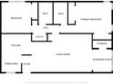 Detailed floor plan showcasing the layout of the home with bedrooms, bathrooms, and living spaces at 2650 Countryside Blvd # C106, Clearwater, FL 33761