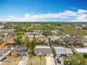 An aerial view showcases this home's prime location in a peaceful, established neighborhood at 6269 50Th N Ave, St Petersburg, FL 33709