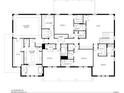 Second-floor plan featuring a Primary suite, laundry room, and additional suites with walk-in closets at 146 Bosphorous Ave, Tampa, FL 33606
