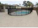 Backyard featuring a fenced-in swimming pool, ideal for relaxation and recreation at 5010 8Th N Ave, St Petersburg, FL 33710