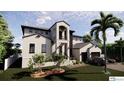 Charming two-story house boasting lush landscaping, covered entry, and a convenient two-car garage at 2019 Illinois Ne Ave, St Petersburg, FL 33703