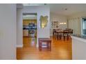 Open floor plan with kitchen view, dining room at 2749 Countryside Blvd # 4, Clearwater, FL 33761