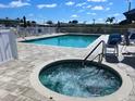 Relaxing community pool and spa area for residents to enjoy at 663 54Th S Way # 146, Gulfport, FL 33707