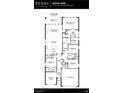 Detailed floor plan showcasing the layout of this 4-bedroom home, including kitchen, living spaces, and garage at 318 Holly Bank Ave, Nokomis, FL 34275