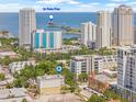 Wonderful aerial view of downtown St. Petersburg with the Palladium Flats condominium complex at 205 5Th N Ave # 501, St Petersburg, FL 33701