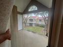 A view from the balcony, with an additional building visible at 9481 Highland Oak Dr # 814, Tampa, FL 33647