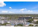Scenic view of a marina with boats and a bridge, from a high-rise residence at 199 Dali Blvd # 2, St Petersburg, FL 33701
