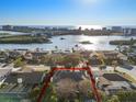 Stunning aerial view of the property, showcasing its proximity to the water and local attractions at 8083 Bayhaven Dr, Seminole, FL 33776