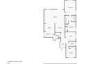 Floor plan showing the layout of the house, including the rooms and their dimensions at 6315 43Rd E Ct, Sarasota, FL 34243