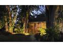 Backyard with lush landscaping and privacy, offering a serene outdoor space at 314 Bloomingfield Dr, Brandon, FL 33511
