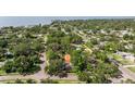 Aerial view of a home in a lush neighborhood near the coast, offering a serene and private living environment at 5901 3Rd S St, St Petersburg, FL 33705