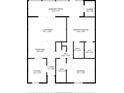 Detailed floor plan showcasing layout including kitchen, bedrooms, living areas, and screened porch at 1065 Tartan Dr # C, Palm Harbor, FL 34684