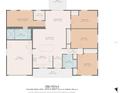 Detailed floor plan showcasing the layout of the home's 1527 square feet including bedrooms, kitchen, and living spaces at 75 New Jersey Dr, Dunedin, FL 34698