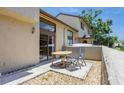 Private patio with outdoor seating, ideal for relaxing and enjoying the surrounding scenery at 6262 142Nd N Ave # 607, Clearwater, FL 33760