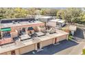 View of home's roof and multiple decks at 4405 Vieux Carre Cir # 4405, Tampa, FL 33613