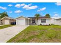 Charming single-story home featuring a well-manicured lawn and a welcoming front porch at 6433 Reef Cir, Tampa, FL 33625