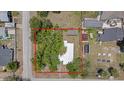 Aerial view showcasing the property layout and surrounding neighborhood at 804 E Wood St, Tampa, FL 33604