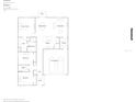 Detailed floor plan showcasing layout including bedrooms, kitchen, living spaces and two car garage at 3611 Natural Trace St, Plant City, FL 33565