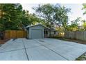 This property boasts a one-car garage with a wide driveway, providing ample parking space for residents and guests at 9834 Miramar St, New Port Richey, FL 34654