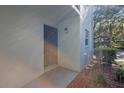 Close up of the front door and porch area of the unit at 2820 Somerset Park Dr # 101, Tampa, FL 33613