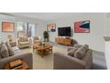 Stylishly decorated living room with comfortable seating at 2820 Somerset Park Dr # 101, Tampa, FL 33613