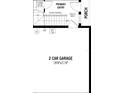 Detailed floorplan shows an entry porch leading to a two-car garage at 17420 Moonflower Dr # 203, Venice, FL 34293