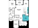 Detailed floorplan shows kitchen, great room, balcony, primary suite, and bedroom at 17420 Moonflower Dr # 203, Venice, FL 34293