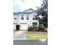 Charming townhome showcasing traditional architecture with a one car garage at 4617 Ashburn Square Dr, Tampa, FL 33610