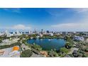 Picturesque aerial view of a city skyline and tranquil lake at 777 3Rd N Ave # 905, St Petersburg, FL 33701