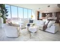 Bright living room with large windows and stylish modern decor at 777 3Rd N Ave # 905, St Petersburg, FL 33701