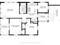 Floor plan showing the layout of the home, including kitchen, bedrooms, living room and sunroom at 2921 3Rd S Ave, St Petersburg, FL 33712