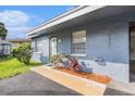 The exterior of this property with landscaping, offering a welcoming curb appeal at 3404 Dahlia Pl, Largo, FL 33771