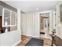 Hallway with tile flooring leading to the other rooms of the house at 10513 Carrollview Dr, Tampa, FL 33618
