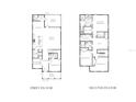 Detailed floor plan showcasing the layout of the first and second floors of the house at 1201 35Th N Ave, St Petersburg, FL 33704