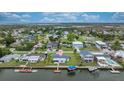 Enjoy waterfront living with private boat dock; navigate canals to bay from this single-Gathering home at 4976 Cedarbrook Ln, Hernando Beach, FL 34607