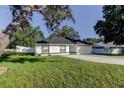 Lovely single-story home with a well-kept lawn and a modern design at 5435 Birchwood Rd, Spring Hill, FL 34608
