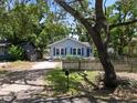 Inviting single-story home with mature trees shading the landscaped front yard at 6489 30Th N St, St Petersburg, FL 33702
