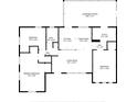 Detailed floorplan shows layout of the home, including bedrooms, living area, kitchen, and screened porch at 4706 E Sligh Ave, Tampa, FL 33610