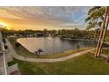 Enjoy water views from this lakeside condominium; the property features a tranquil pond with a fountain at 8181 Eagles Park N Dr, St Petersburg, FL 33709