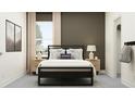 Stylish bedroom with a queen-sized bed, modern decor, and plenty of natural light at 11733 E 71St Ter, Palmetto, FL 34221