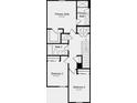 Upstairs layout with three bedrooms including the primary suite with ensuite bathroom at 13244 Stable Pl, Parrish, FL 34219