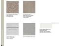 Interior design finishes including carpets, tiles, cabinets, and quartz countertops at 13244 Stable Pl, Parrish, FL 34219