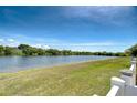 Picturesque water view from the backyard, providing a serene and peaceful environment at 1210 Harbour Blue St, Ruskin, FL 33570