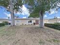 Charming single story home with mature landscaping and a red front door at 6067 43Rd N Ter, Kenneth City, FL 33709